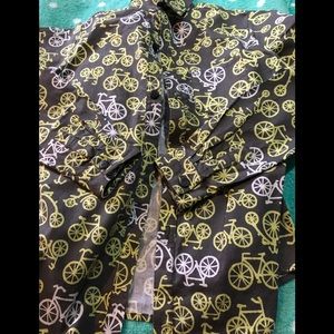 Boys bicycle shirt by upper school size 10